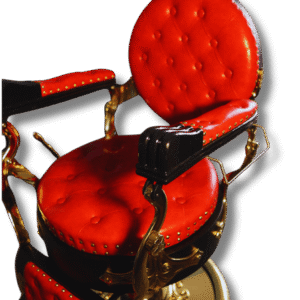 Vintage Tufted Roko Golden Salón de Belleza Barber Muebles Silla de Lujo Sillas de Peluquería de Barbería para la Venta